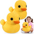 Leyndo 2 Pcs Giant Plush Yellow Duck, Soft Stuffed Animal Toy Duck Plush Pillow for Boys Girls Birthday Gift