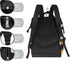 Hsnar Backpack Colorful Hexagon Waterproof Diaper Bag Large Capacity Baby Bag with Stroller Straps, Multi-Pocket Diaper