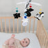 The Peanutshell Baby Crib Mobile for Boys & Girls, Musical, Montessori Nursery Mobiles, Black and White Crib Decor