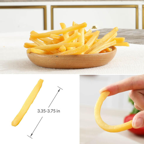 Joeabor 36 Pack Artificial French Fries Realistic Fake Food for Display Faux Fries for Decoration Fake Food Props