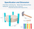 QZJVKBXY Hammer Wooden Baby Workbench Pounding Toy for Toddlers,STEM Educational Preschool Learning Toys for Kids.