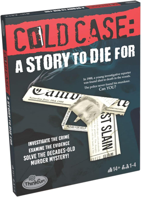 ThinkFun Cold Case: A Story to Die for - Interactive Murder Mystery Game, Engaging Storyline, Ideal for Group Play