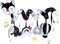 Koty Infant Baby Spiral Plush Activity Car Seat Toys for Stroller Bar, Pram, Crib with Music Box, BB Squeaker & Rattles