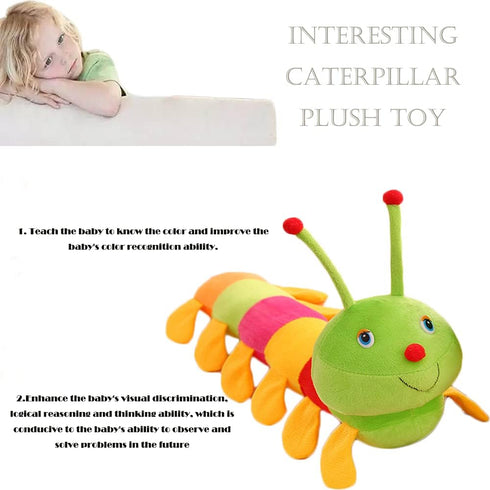 CHELEI2019 19" Colorful Caterpillar Stuffed Animal - Plush Pillow for Kids