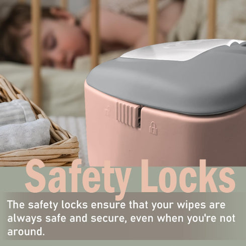 Warm Baby Wipe Dispenser - Convenient Case with Easy Press Function