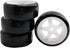 4PCS 12mm Hub Wheels, 1:10 63mm Hard Plastic RC Drift Cars On Road Touring Racing Bald Tires for Traxxas HSP Tamiya
