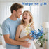 Set, 934 (JJ9094) Eternal Flower Building Blocks Simulated Artificial Flowers Moon Models, Home Decor or Idea Present