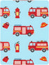 CZXW 52" 28" Fire Trucks Pattern Crib Sheets Fitted x Natural Cotton Soft & Breathable for Baby Crib Mattress