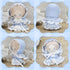 niannyyhouse Dresses Ponchos Gown Outfit for 20cm 8in Plush Doll Clothes Dress Up (Blue)