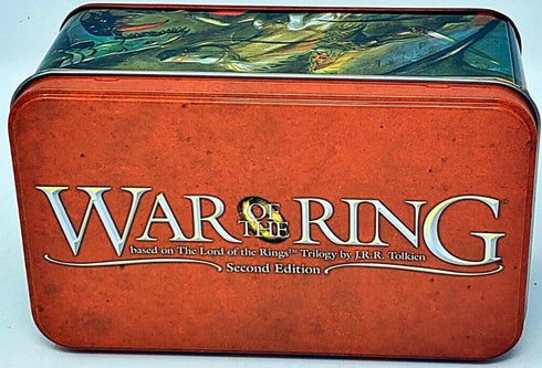 War of the Ring Second Edition Card Box and Sleeves – Theoden Version 120CT – Durable and Sturdy TTRPG TCG Card Storage – Designed for use Second Edition – Sleeve Size 68 x 120mm
