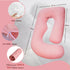 Elyxen Pregnancy Pillow Cover (ONLY Pillowcase) - G Shaped Pillow Case - Maternity Body Pillow Cover - Removable Soft