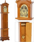 Minamzee 1:12 Set, 3Pcs Dollhouse Furniture Accessories Victorian Miniature Grandfather Clock, Vintage Phonograph