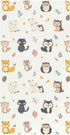 miaozhen Cotton Baby Crib Sheets for Boys Girls Comfy Breathable Jungle Animal Fox