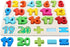 QZMTOY Wooden Puzzles for Toddlers – Alphabet Number Shape Puzzles – 3 in 1 Learning Puzzle Toys for Age 3+