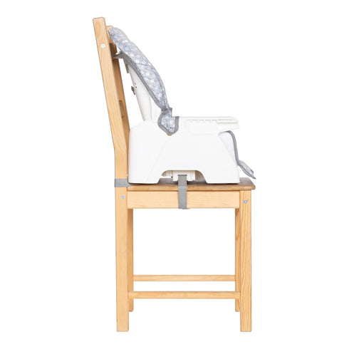 Baby Trend Space-Saving Booster High Chair - Pebblestone Aqua