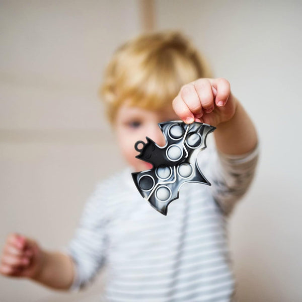 30Pcs Halloween Mini Pop Keychain Fidget Toy, Party Favors Supplies, Silicone Mini Pop Toys Bulk for Kids Anxiety