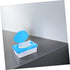 Unomor Lightweight Diaper Wipe Holder - Compact Refillable Container with Lid in Blue