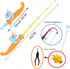 Timisea 3 Pcs Fishing Rod Pole Pool Toy, Magnetic Fishing Game for Toddler Kids, Baby Bath Toy, Educational Learning