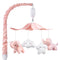 FEISIKE Crib Mobile for Girls Baby Mobiles with 3 Modes Digital Music