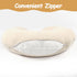 Hooyax Muslin Nursing Pillow Covers Only, Soft and Breathable Nursing Covers for Breastfeeding Pillows, Adorable Infant