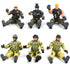 US Army Men and SWAT Team Toy Soldiers Action Figures Playset with Military Weapons Accessories, 12Pcs