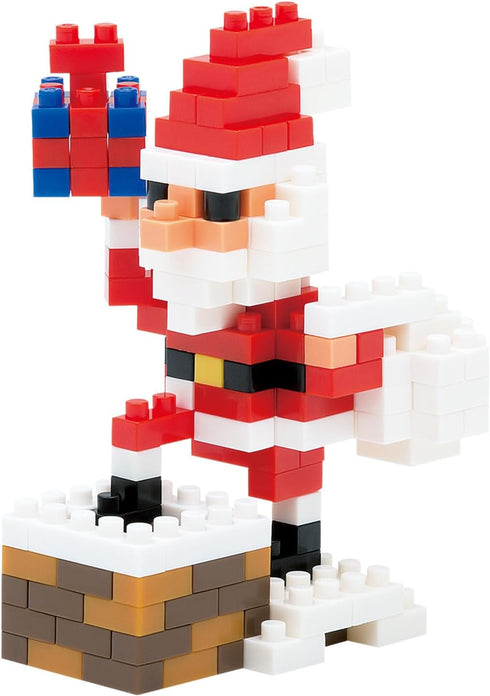 nanoblock - Christmas - Santa Claus on The Chimney, Building Kit from Collection Series