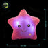 Twinkle Star Shaped Plush Pillow, Creative LED Night Light Glow Cushion for Kids, Decoration (Purple)