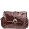 Kalencom Laminated Buckle Bag, Chocolate Corduroy