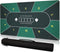YOMEYOT Poker Table Top Mat 70"x35" Blackjack Poker Mat with Non Slip Rubber