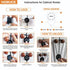 5 Pack Cabinet Locks for Baby Proofing, Adjustable Child Safety Locks, Easy to Use, No Drill, No Tools (Black)