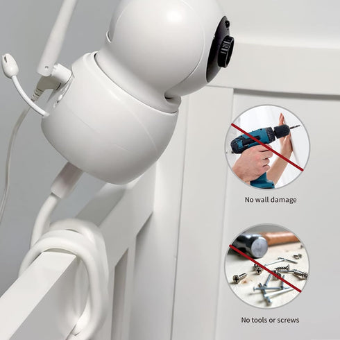 LONNKY DXR-8 DXR-8 20.5 inches Flexible Mount for Infant Optics and Pro Video Baby Monitor Camera, Baby Monitor Mount