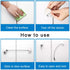 6 Pack Refrigerator Locks with 12 Keys,Child Safety Fridge Lock,Refrigerator Lock Combination,Mini Fridge Lock, File Drawer Lock,Toilet Seat Lock with Strong Adhesive (White)