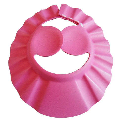 Kcjhagbd 4 Kids Hair Wash Cap Baby EVA Shampoo Ear Eyes Protective Hat Toddler Bathtub Shower Hats With Adjustable Snap