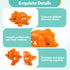 Matching Number Counting Dinosaur Toys with Double-Sided 1-3 Number Preschool Learning Sensory Sorting Sets