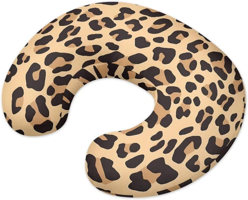 Tnasranmo 0-12 Replacement Leopard Pattern Nursing Pillow Covers for Mon Newborn Months Baby Boy/Girl Nursing Pillow