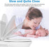 Hosslly 19" Elongated Toilet Seat with Built in Potty Training Seat, Potty Training Toilet Seat for Toddlers, Magnetic