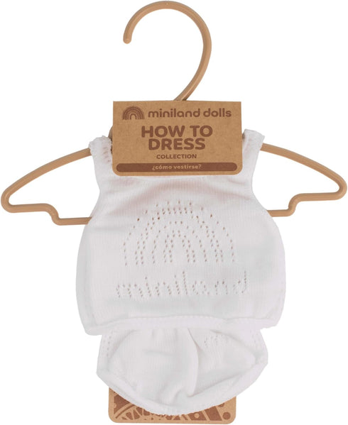 Miniland Educational - 2-piece Underwear Set - Clothing for 15" and 15-3/4" Anatomically Correct Dolls