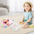Baby Doll Sleeping Bag Toy Playset, Rainbow Unicorn Doll Bedding Accessories with Eye Mask for 12 Inch Doll