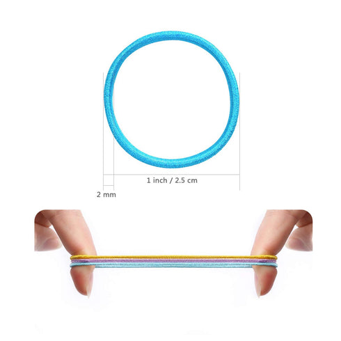 Baby Hair Ties for Girls - 200Pcs Small 1" Elastic Toddler Hair Ties Ponytail Holders Hair Accessories