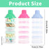 Manwetye 2 5 PCS Layers Baby Milk Powder Dispenser, Portable Formula Dispenser, Travel Milk Powder Container, Snack