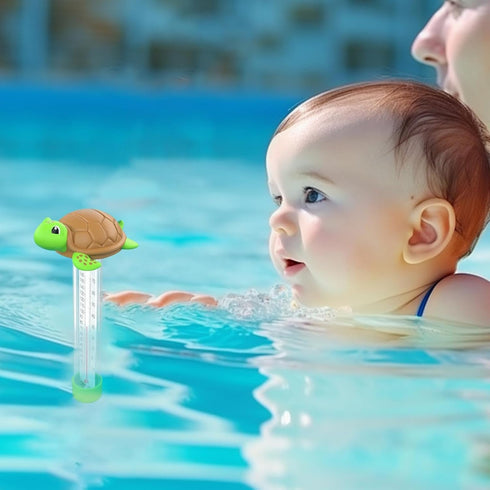 Generic Swimming Pool Thermometer - Floating Easy Read Water Temperature Gauge - String Ice Bath Cold Plunge Spa Pond