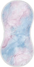 decor gift Cotton Newborns Burp Cloths Breathable Pink and Light Blue Marble Texture Baby