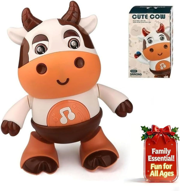 rafonie Dance Cow Light up Dancing Cow for Active Fun, Dancing Cow Toy,