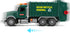 Big Garbage Truck Toys for Boys, Inertial Powered Push Car with Lights and Sounds, Trash Truck Model with 3 Garbage Cans