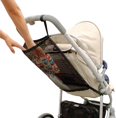 KALDEHVEST Universal Stroller Organizer, Universal Baby Stroller Hanging Mesh Pocket with Detachable Straps,