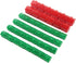 Hotel Game Replacement Pieces - Plastic Hotels & Houses Supplement, 10 Red and 30 Green Pieces