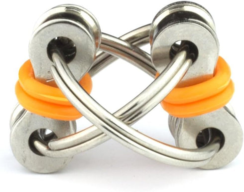 Tom's Fidgets (1, Original Flippy Chain Fidget Toy - Perfect for ADHD, Anxiety, and Autism - Bike Chain Fidget Stress
