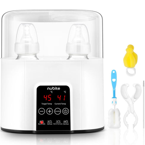 Double Baby Bottle Warmer 24H Constant Mode for All Bottles, Breastmilk Baby