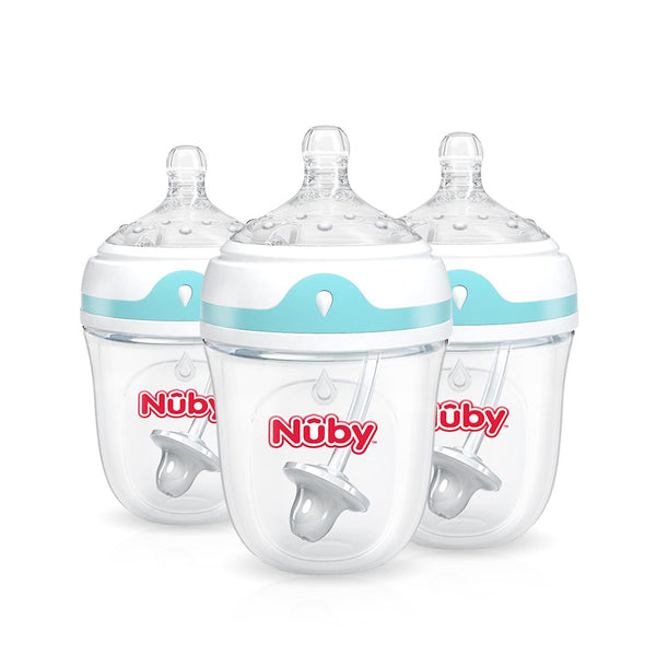 Nuby 3 Piece Comfort 360 Bottle, 5 Ounce
