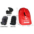 SLYNNAR Car Seat Travel Bag for Airplane - Fits Convertible Car Seats, Infant carriers & Booster Seats, Red Upgrade